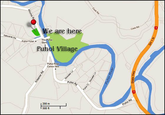 Puhoi river motors location